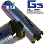 Diteq C-34AX Arix [Short] Dry Concrete Core Bit - 1" x 5/8"-11