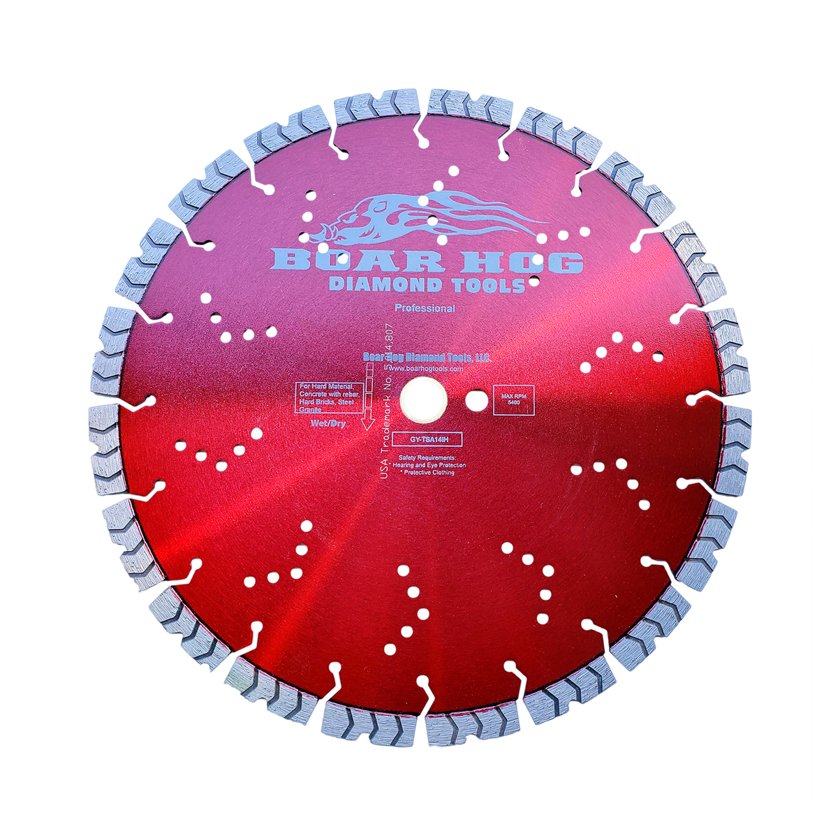 Boar Hog 14 X 125 X 1 20mm Supreme Red Professional Blade boar-hog-14-x-125-x-1-20mm-supreme-red-professional-blade