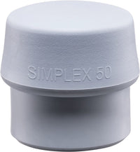 Replacement Head for Simplex 60 Mallet - Gray Rubber, Non-Marring