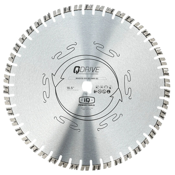 iQ 16.5” Q-Drive Silver Extreme Hard Material Blade Silent Core for iQMS362