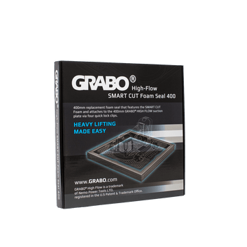 Grabo High Flow Suction Plate 400 (16" x 16") + Smart Cut Foam Seal 400