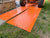 EZG Hogtrax 4' x 8' Orange Mat (Cleats One Side, Honeycomb Tread On Other)- PLEASE CALL for LTL Freight Shipping