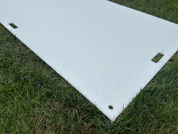 Blue Gator 4' x 8' x .5" Natural Mat $250 (Cleats One Side, Smooth On Other)- PLEASE CALL for LTL Freight Shipping