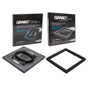 Grabo High Flow Suction Plate 400 (16" x 16") + Foam Seal 400