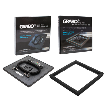 Grabo High Flow Suction Plate 400 (16" x 16") + Smart Cut Foam Seal 400