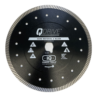 iQ 10" Q-Drive Turbo Blade for iQ252 and iQTS244 Dry Cut Dustless Tile Saw