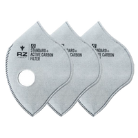 RZ Mask F1 Replacement Filters with Activated Carbon - 3 pack - Large