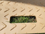 Blue Gator 2' x 8' Tan Mat (Cleats One Side, V-Pattern On Other)- PLEASE CALL for LTL Freight Shipping