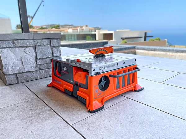 iQ228CYCLONE Dry Cut Dustless Tabletop 7" Tile Saw - FREE DELIVERY