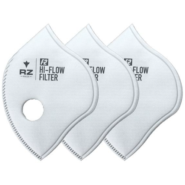 RZ Mask F2 High-Flow Replacement Filters - 3 pack - Large