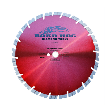 Boar Hog 14" x .125 General Purpose Blade - Super Red - 1"-20mm arbor
