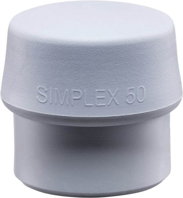 Replacement Head for Simplex 60 Mallet - Gray Rubber, Non-Marring