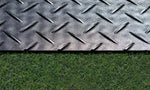 Blue Gator 3' x 8' Black Mat (Cleats One Side, V-Pattern On Other)- PLEASE CALL for LTL Freight Shipping