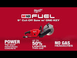 Milwaukee 9" Cut-Off Saw M18 Fuel w/ ONE-KEY Kit
