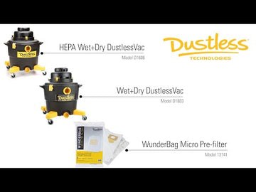 Dustless Technologies 12-18 Gal. Micro Pre-Filters, 2 Pack