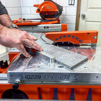 iQ228CYCLONE Dry Cut Dustless Tabletop 7" Tile Saw - FREE DELIVERY